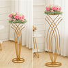 Metal Column Flower Stand Wedding Centerpiece Mermaid Floral Display Rack Plinth