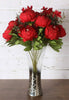 13 Heads Peony Flowers Bouquet Artificial Decor weddings home x6 colou
