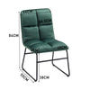 2/4x Folding Velvet Padded Upholstered High Back Dining Living Room Office Chair