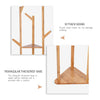 Heavy Duty Corner Coat Stands Rack Clothes Tree Umbrella Portable Hanger Shelf