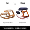 Ergonomic Kneeling Chair Wooden Comfortable Thick Cushion in Fabirc HOT ON SALE