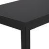 Bar Table with 2 Storage Shelves Breakfast Dining Table Kitchen  Metal