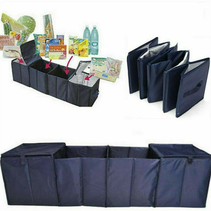 Large Collapsible Car Boot Organiser Storage Tidy Boot Bag for Car SUV & Trucks