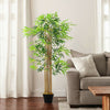 5ft 150cm Artificial Plant Potted Bamboo Tree Indoor Outdoor Décor Home Office