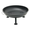 Round Fire Pit 3 Legs Patio Garden Bowl Outdoor Camping Patio Heater Log Burner