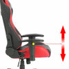Executive Racing Gaming Office Chair Swivel Recliner Computer Desk Chair Leather