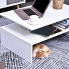 Modern Coffee Table Rectangular Living Room Table w/ Storage Drawer Compartment