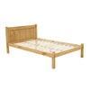 Corona 4ft Small Double Bed Frame Low Foot End Solid Pine Wood Bedroom Furniture