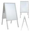 A1 A2 ALUMINIUM PAVEMENT POSTER SIGN A-BOARD SNAP FRAME SHOP DISPLAY STAND UK