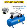 120 Psi Air Compressor With 6 Liter Tank For Horn Train Truck Rv Pick Up