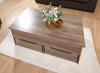 Ultimate Storage Coffee Table New Modern Design 2 Drawer Lift Up Living Room