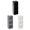3Tier Cube Bookcase Display Shelving Storage Unit Wooden Stand Corner Shelves UK
