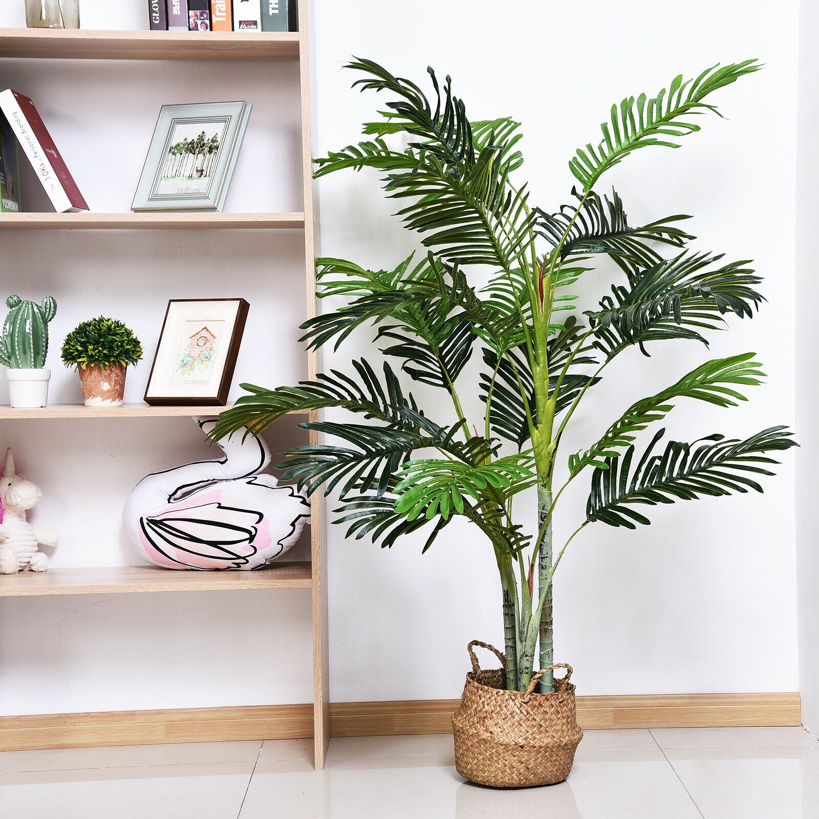 150cm(5ft) Artificial Palm Tree Indoor Decor Tropical Green Plant Home Office