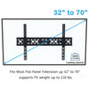 Cyber Monday TV Wall Mount Bracket Fixed 43 49 50 55 60 70 Inch LCD LED Plasma