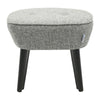Modern Fabric Sofa Stool Upholstered Foot Rest Padded Seat Accent Chairs Lounge