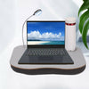 Laptop Stand Cushion Tray Notebook Computer Reading Table Cup Holder with 5 LED