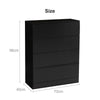 Modern Chest of Drawers Bedside Table Cabinet Nightstand 4 Drawers Bedroom White
