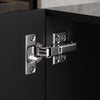 High Gloss 200cm Black TV Stand Cabinet Unit Living Room Furniture with RGB LED