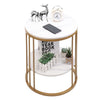 Modern Elegant Round /Square Marble Vein Side / Coffee Table Living Room Bedroom