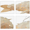 2X Artificial Brasswood Chandelier Light Lamp Fish-shaped Ceiling Lights Fixture