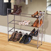 4 Tier Shoe Rack For 16 Pairs Shoe Storage Stand Organiser Shelf Stand Unit