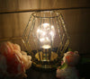 Battery Operated LED Desk Lamp Industrial Retro LightUp Bedside Lantern Home Han