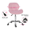 Pink Velvet Swivel Dressing Chair Office Computer Desk Chair Lift Home Office UK