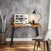 Industrial Dining Table Vintage Retro Furniture Rustic Metal Kitchen Breakfast