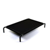 Elevated Pet Bed Dog Cat Portable Raised Indoor Outdoor Camp Cot Black 3 Sizes