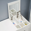 Dressing Table Set Cushioned Stool Flip-up Mirror Cabinet Office Desk Bedroom UK