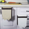 9L Folding Kitchen Waste Bin Trash Can Basket Hanging Over The Cabinet Door UK