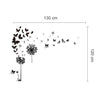Decoration Dandelion Transparent Nature Wall Stickers Mural Decal Paper Art