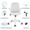 Office Desk Chair Ergonomic Task Chair Swivel Seat Flip-up Arms Lumbar Support