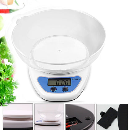 Digital 5kg Kitchen LCD Electronic Household Food Cooking Scales Postal Weighing