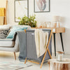 Grey Laundry Hamper Basket Bag Collapsible with Lid for Dirty Clothes Storage