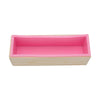 Wood Loaf Soap Mould with Silicone Mold Cake Making Wooden Box 1.2kg soap