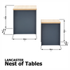 NEST OF TABLE COFFEE TEA TRADITIONAL END BED SIDE LAMP NESTED TABLES