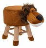 ANIMAL SHAPE FOOTSTOOL PADDED CUSHION STOOL POUFFE REST SEAT OTTOMAN CHILD TOY