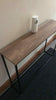 Slim Hallway Console Table Narrow Industrial Sideboard Display Unit Metal Desk