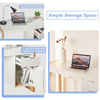 Home Office Computer Desk Study PC Writing Table Workstation Shelf W/ Cabinet