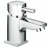 Compact 400mm Basin Vanity Unit Grey Wall Hung Bathroom Sink & Tap Set |Nanuya
