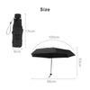 Mini Pocket Fold Umbrella Small Super Light Five-fold Bag Windproof UV 5 Folding