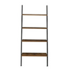 Industrial Ladder Shelves Wall Leaning Shelf Rack 4 Tier Storage Shelving Unit