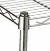 3 Tier Chrome Metal Storage Rack/Shelving Kitchen/Office/Garage Unit Castors