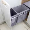 Kitchen Cupboard Pull Out Waste Bin Soft Close Recycling Trash Bin Front Fixing