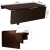 Wooden Folding Wall-mounted Drop-leaf Computer Table Kitchen Desk Dining Table