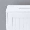 White Crisp Small Toilet Cleaning Product Storage Tidy Box Unit Bathroom