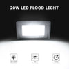 Black LED Floodlight Outside Light 20W Security Flood Lights Outdoor Garden UK