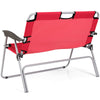 2 Seater Folding Camping Chair Garden Patio Lounger Bench Seat Garden Patio Outd