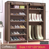 Shoes Rack Cabinet Stand Shoe Dust Proof Shelf Organiser Storage 6 Tier 36 Pairs